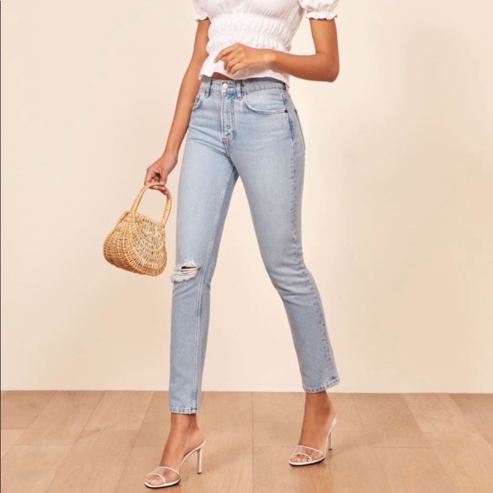 Reformation - Julia High Cigarette Jeans